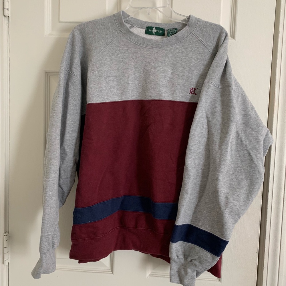 Vintage Hunt Club Striped Sweatshirt